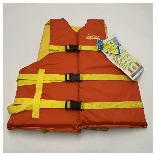 Seachoice Deluxe Life Jacket XL - korkean näkyvyyden tyyppi III henkilökohtainen kelluntaväline veneilyyn ja vesiurheiluun