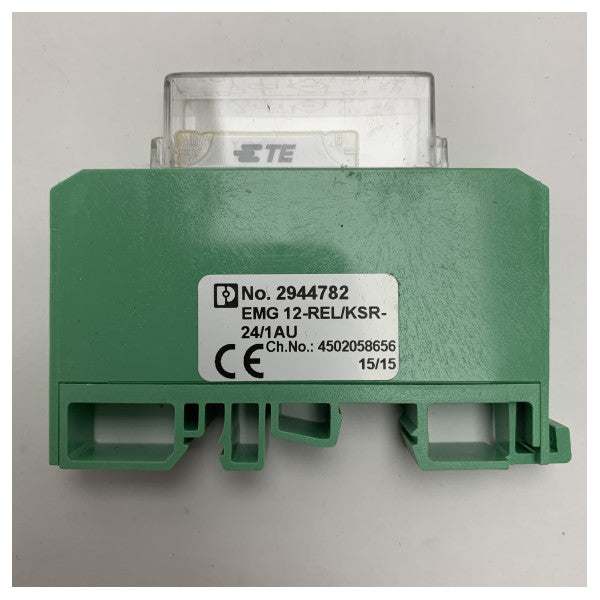 Модуль реле Phoenix Contact 24В AC/DC для морських застосувань - міцний, водонепроникний, монтаж на DIN-рейку