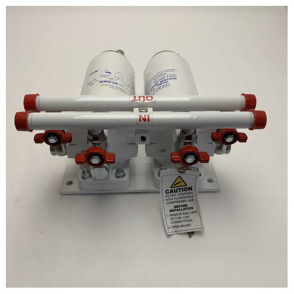 Vetus 75350VTEB двоен филтър за гориво, воден сепаратор 460 L/h