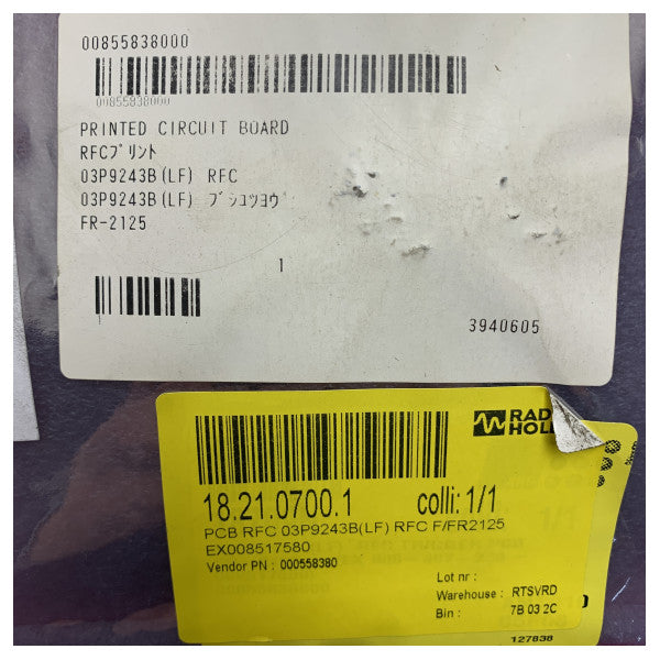 Furuno X-Band Radar PCB Board for Marine Radar Systems � 03P9243B(LF) RFC FR-2125
