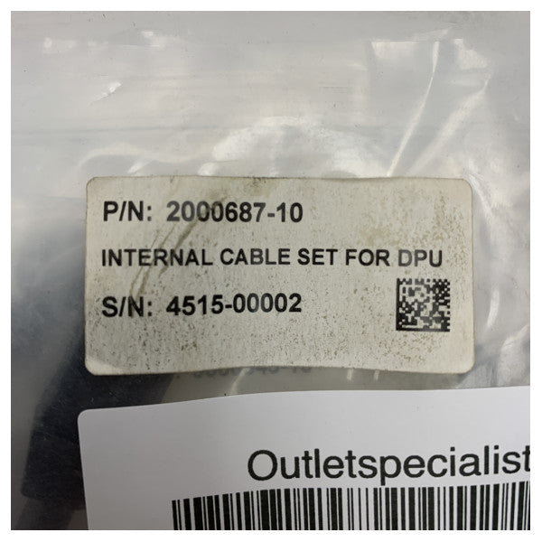 Danelec Marine VDR intern kabelsats för DPU - hållbara Cat5 Ethernet- och 40-pin ribbon-kablar för fartygssystem