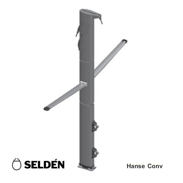 Selden Hanse 575 Mast ta' Prestazzjoni tal-Aluminju 3-spreader 2-section - C304-12049-99 
