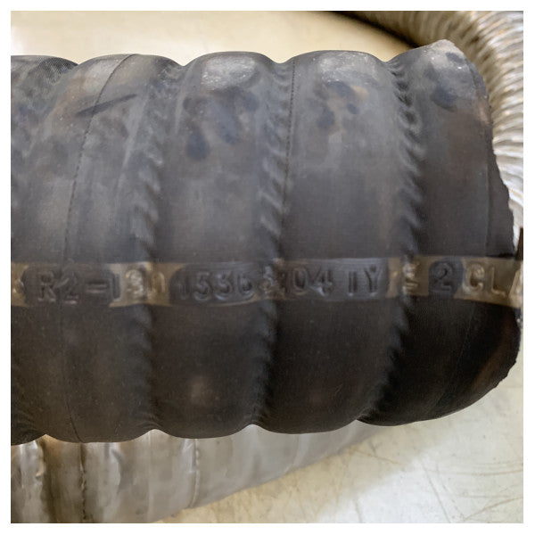 Yüksek Kaliteli 3,7 m 102 mm Esnek Spiral Egzoz Hortumu � ISO 13363 D.102 Uyumlu