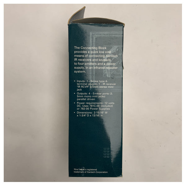 Морський ІЧ-з'єднувальний модуль Xantech 789-44 для надійних багатозонних інфрачервоних систем управління