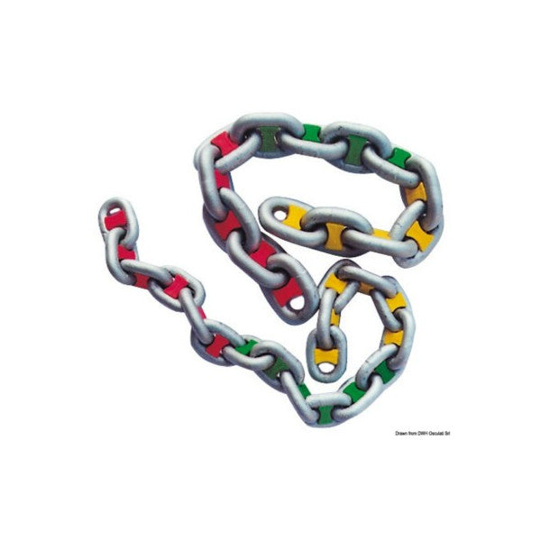 Osculatiの海洋の使用のための耐久のプラスチック鎖の印- 12mm直径、40色の部分セット- 01.501.12