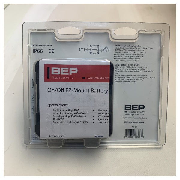 BEP Battery Main Switch Switch Pro Installer 12 / 24V - 770 -EZ