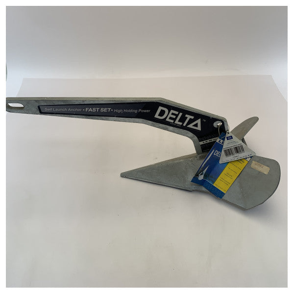 Lewmar Delta 10 KG galvanized high hold anchor - 77205010