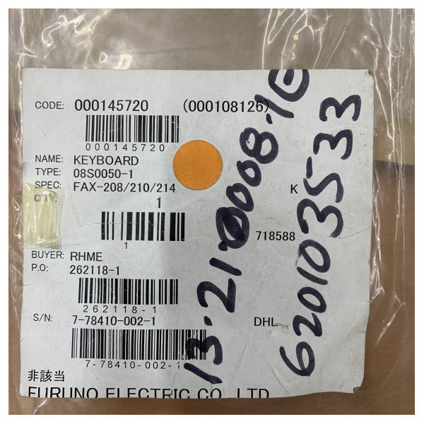 Furuno 08S0050-1 Marine Control Panel FPCB