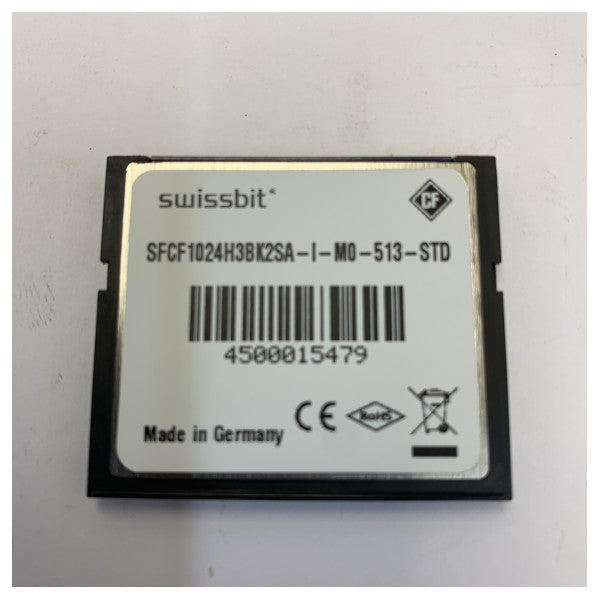 Swissbit 1950052 - Industrial CompactFlash Card 1GB for Marine Electronics