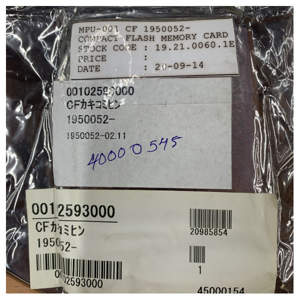 Swissbit 1950052 - Industrial CompactFlash Card 1GB for Marine Electronics