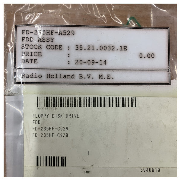 FD-235HF-A529 محرك أقراص مرنة داخلي 3.5 بوصة 