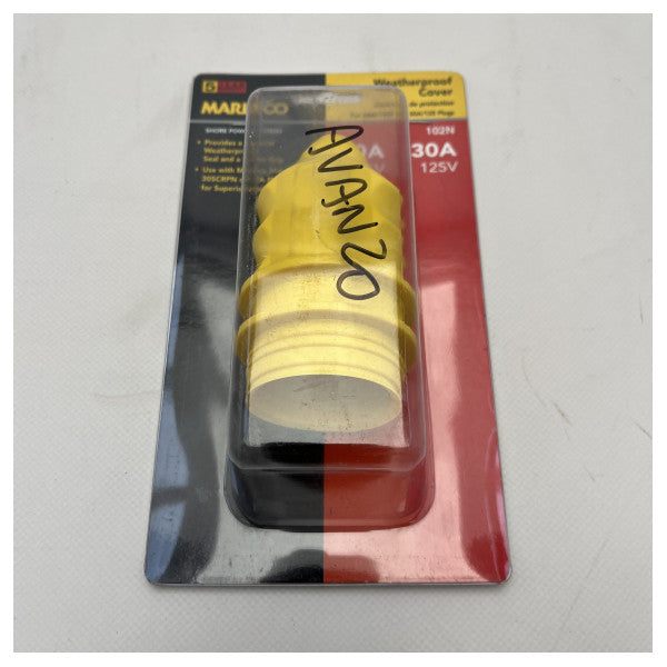 Marinco Wodoodporna 30A 3-biegunowa zaślepka złącza do morskiej ochrony elektrycznej - 102N