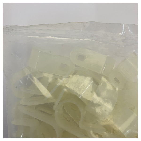 RS 817-8959 Kabelklips Polyetylen (PE) 100 deler Marin kabelhåndtering 