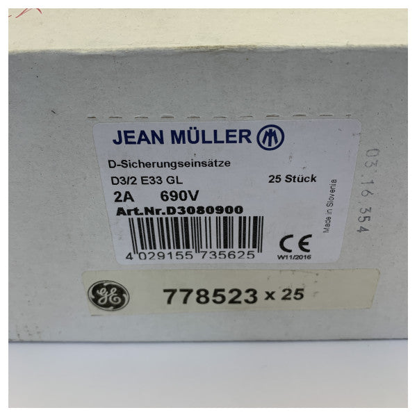 Fusible eléctrico Marine Quality Jean Maller D3080900 1 pieza 