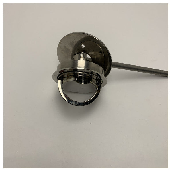 Замок для люка з нержавіючої сталі Ferretti тип MANIGLIA INOX D72 мм 