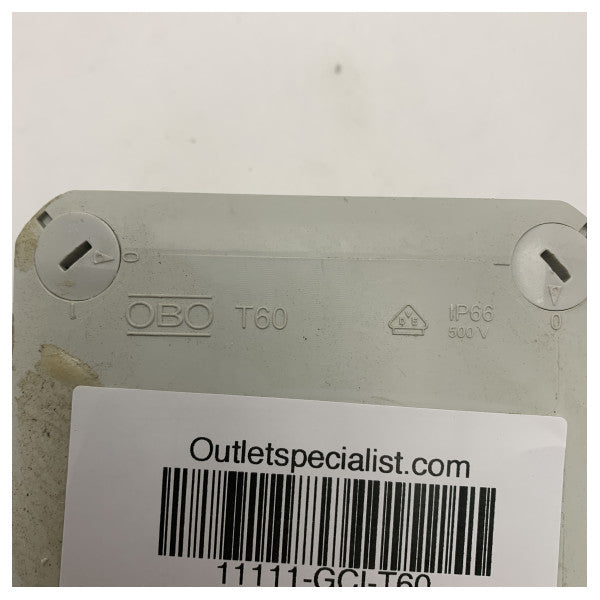 OBO Fire Bell T60 Boîtier de dérivation étanche IP66 pour installations marines et électriques 