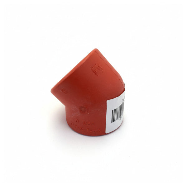 VdS Firestop PP-R FS 50 Коляно 45 градуса Противопожарен фитинг 4112516 