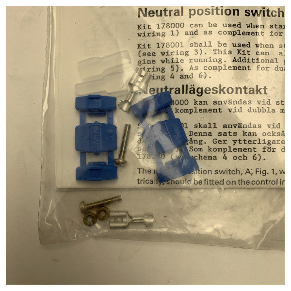 TX Controls AB 178002 Набір перемикачів нейтрального положення для морських двигунів 