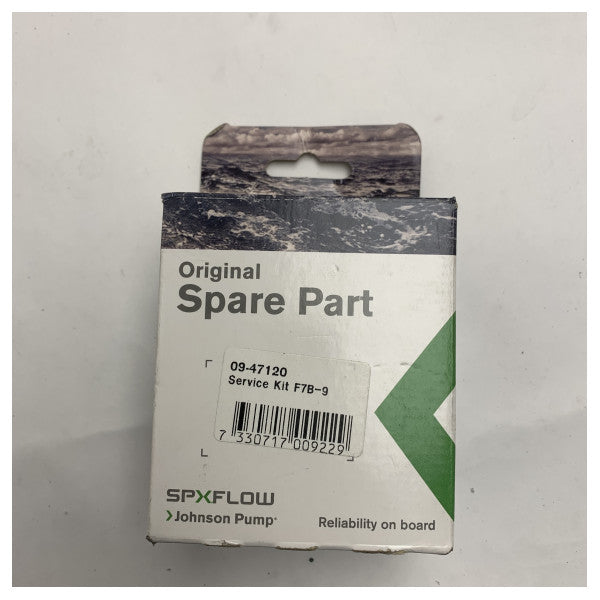 Комплект за обслужване на морския импелер Johnson Pump F7B-9 - Издръжлив гумен импелер за надеждна производителност на водната помпа 