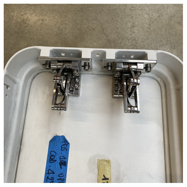 Custom Line Vertical Gunwale Flat Hatch for Marine Decks - 425454