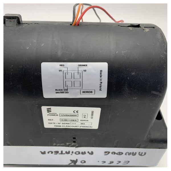 Eberspacher Xeros 4200 4200W 12V heat exchanger heater black