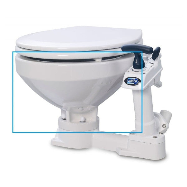 Jabsco keramische toiletpot voor manual toilet regular - 29126-0000