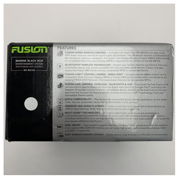 Fusion MS-BB100 - Морска развлекателна система Black Box с управление чрез fusion-link
