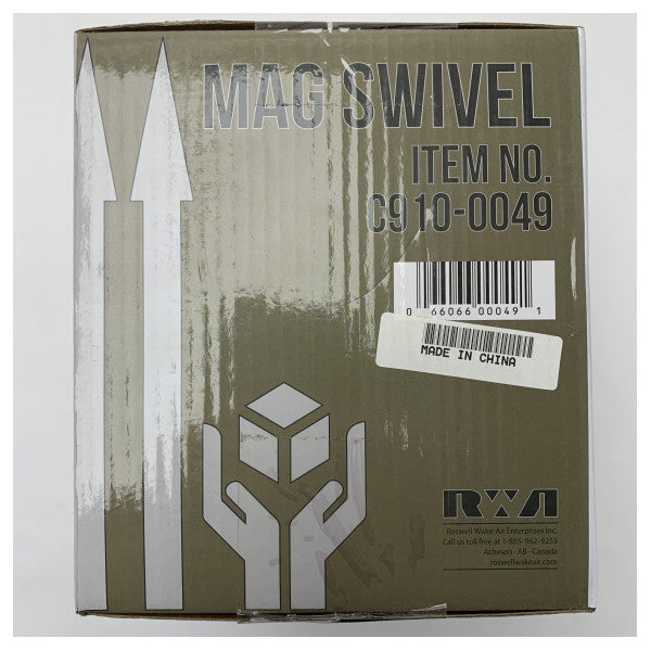 Roswell C910-0049 Морський вертлюг з нержавіючої сталі з системою фіксації - міцний і стійкий до корозії для водних видів спорту