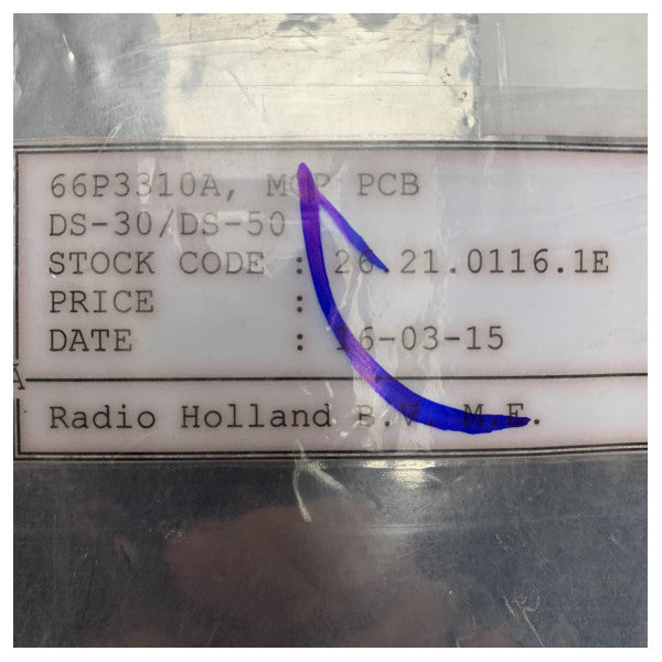 Furuno 66P3310A PCB MCP Doppler-Geschwindigkeitsmessgerät Prozessor-Einheit - 002-294-980 