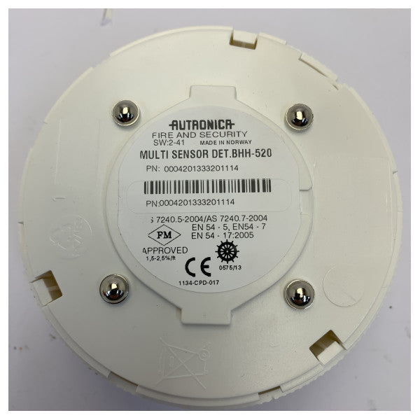 Autronica BHH-520 Multi-Sensor Smoke- and Heat Detector - 116-BHH-520