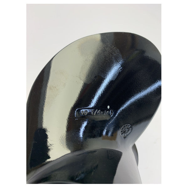 Suzuki 10-1/4 x 10 Aluminium Sort Belagt Marine Propeller - 58100-96372-YAY 