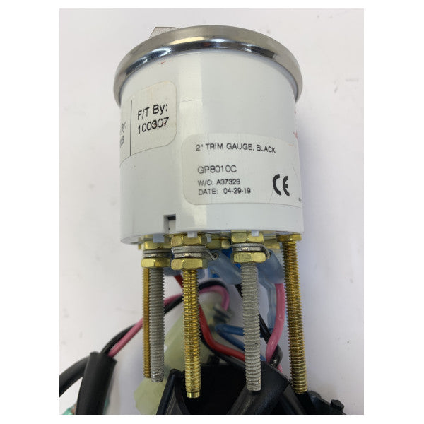 Tohatsu 3GF-72571-0 Marine Engine Trim Gauge Silver 