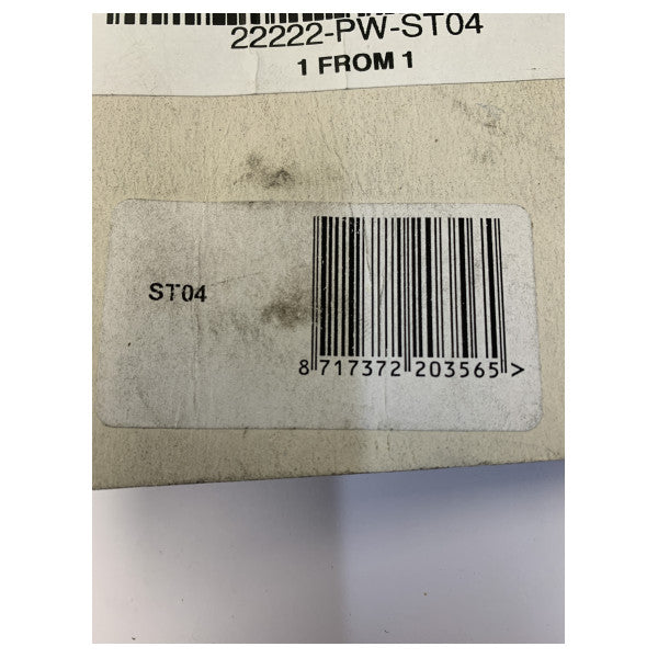 Vetus ST04 16 mm Hortum İçin Düz s/s 315 Hava Havalandırma Nipel 