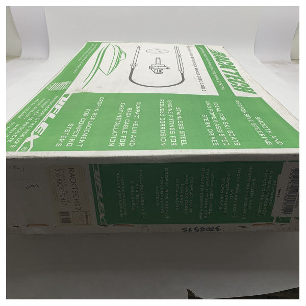 UFLEX Rack & Pinion -ohjausjärjestelmä moottoriveneille – Kestävä ruostumattomasta teräksestä valmistettu meriohjausratkaisu 