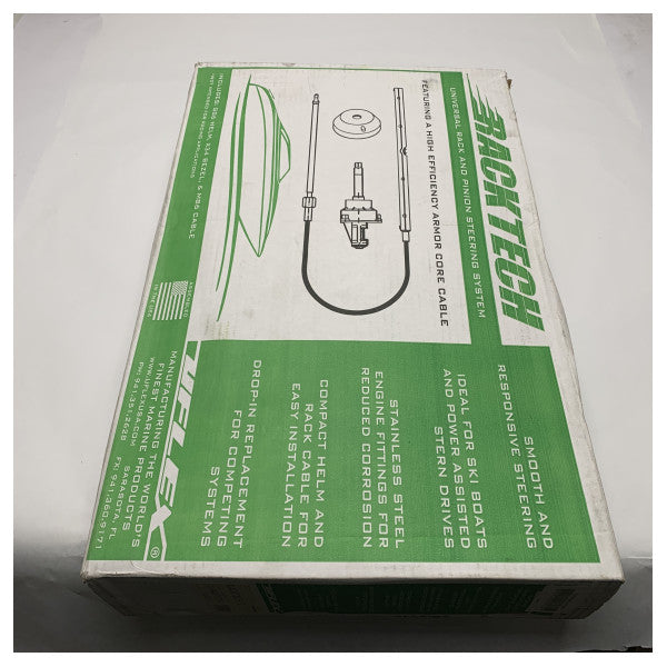 UFLEX Rack & Pinion -ohjausjärjestelmä moottoriveneille – Kestävä ruostumattomasta teräksestä valmistettu meriohjausratkaisu 