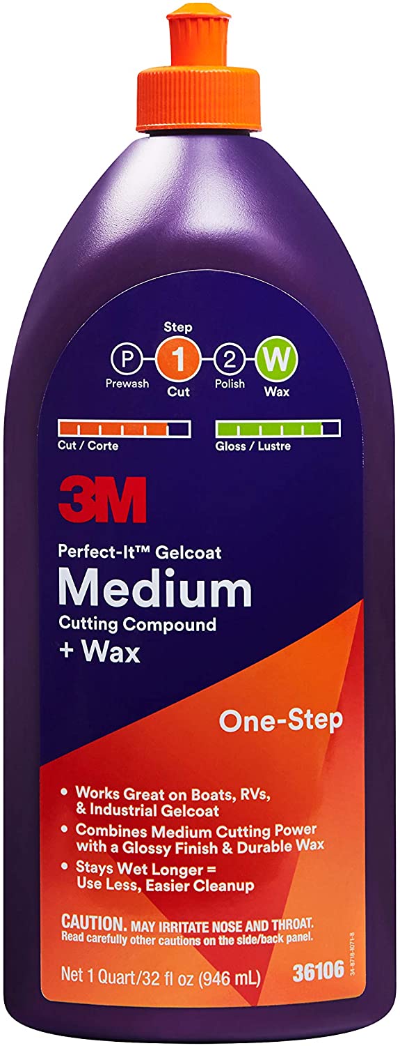 3M Perfect-It gelcoat medium cutting compound | wax - 36106