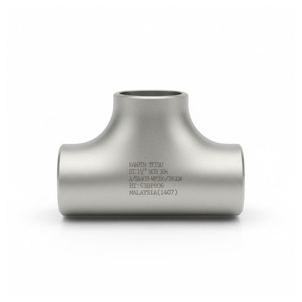 Accesorio en T de acero inoxidable Kanzen Tetsu 63P806 