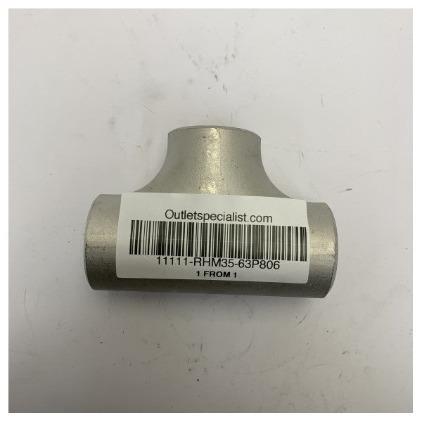 Accesorio en T de acero inoxidable Kanzen Tetsu 63P806 