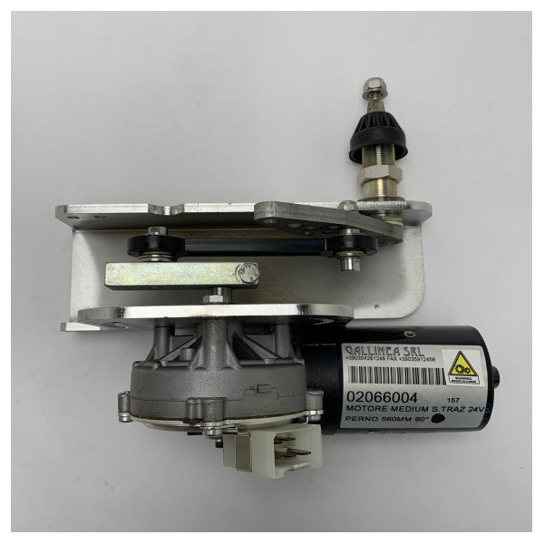 Gallinea Medium 24 V Motor de limpiaparabrisas 560 90 grados - 02066004