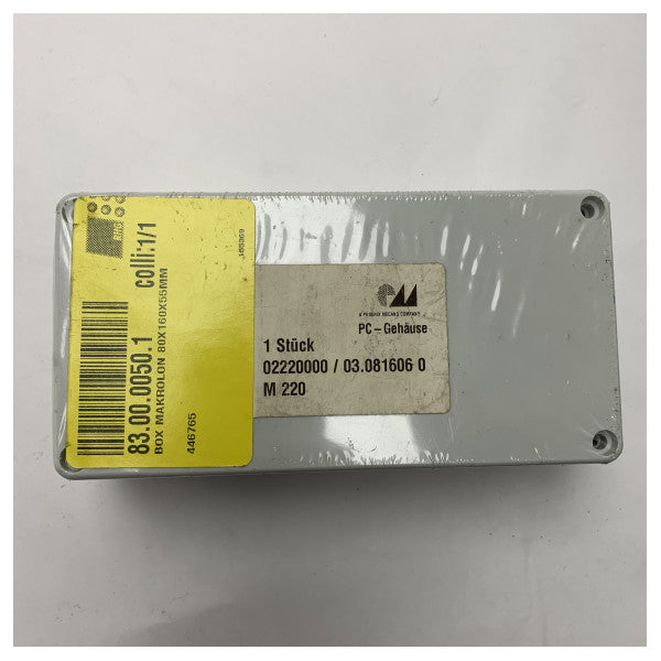 Marine Grade Polycarbonate Enclosure 160x80x55mm - Waterproof, UV Resistant Housing for Electronic Components