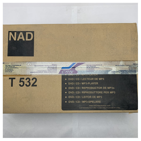 NAD T532 Multi-Region DVD CD Player with MP3 Support for Marine and Home Use