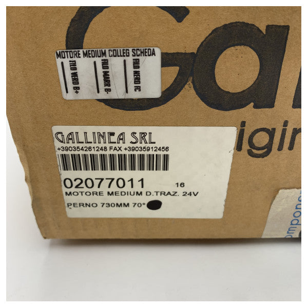 Gallinea 高品質 24 v マリン ワイパー モーター ボート用 - 耐久性と耐腐食性 - 02077011