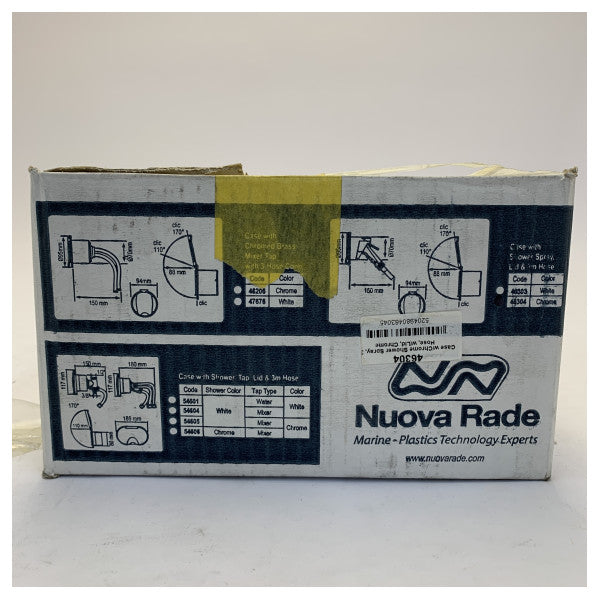 Nuova Rade 46304 Marine Deck Shower Kit with Case