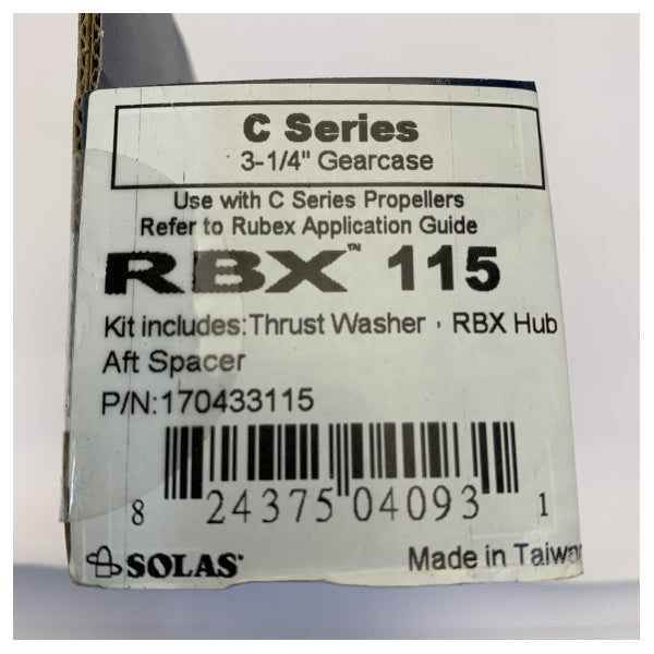 Rubes Solas Propeller 11.125 x 14 Sağ El Çevirme Paslanmaz Çelik 