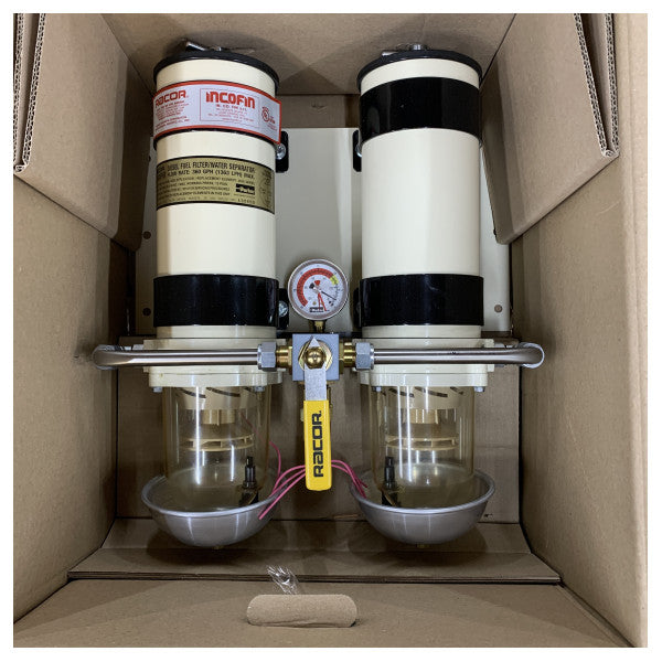 Parker Racor 751000FHX10 Duplex Fuel Filter - Water Separator