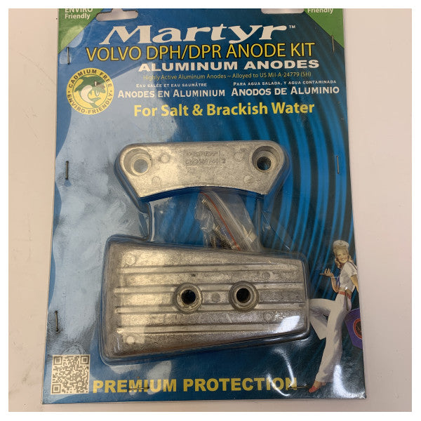 Martyr CM3588745 Anode Kit for Volvo Penta DPH/DPR Drives Replaces 3588745