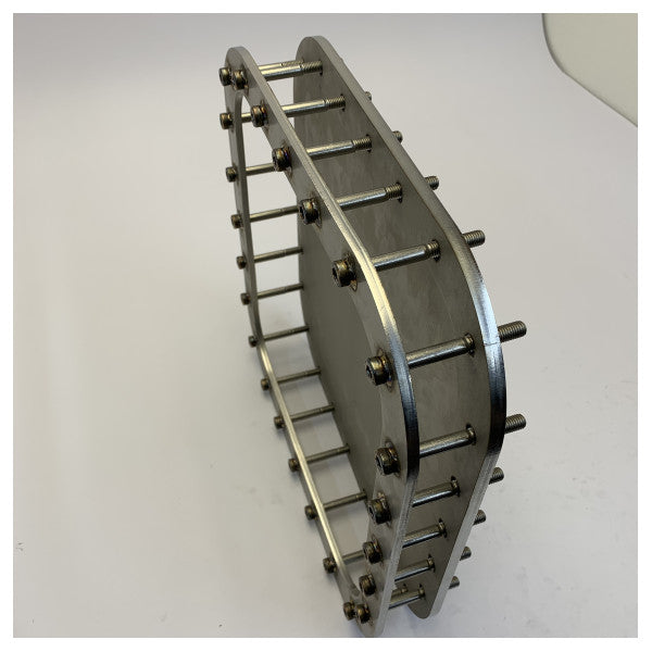 Ferretti Group Inspection Hatch with Frame and Sealing N42 - 404438