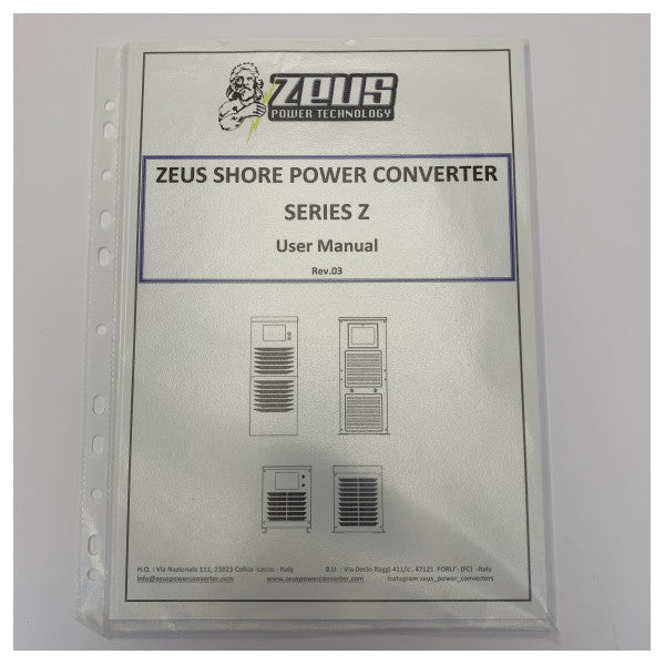 Convertitore di potenza marino Zeus ZC25MB 25KVA - 170-520V a 2x 120V 