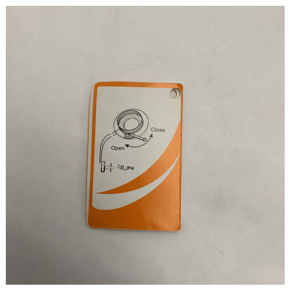 Dampers de aire ajustables marinos 100mm - IRIS100 