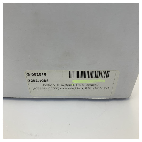 Cobham Sailor 6248 Professionel Marine VHF Radio Sort - 406248A-00500 